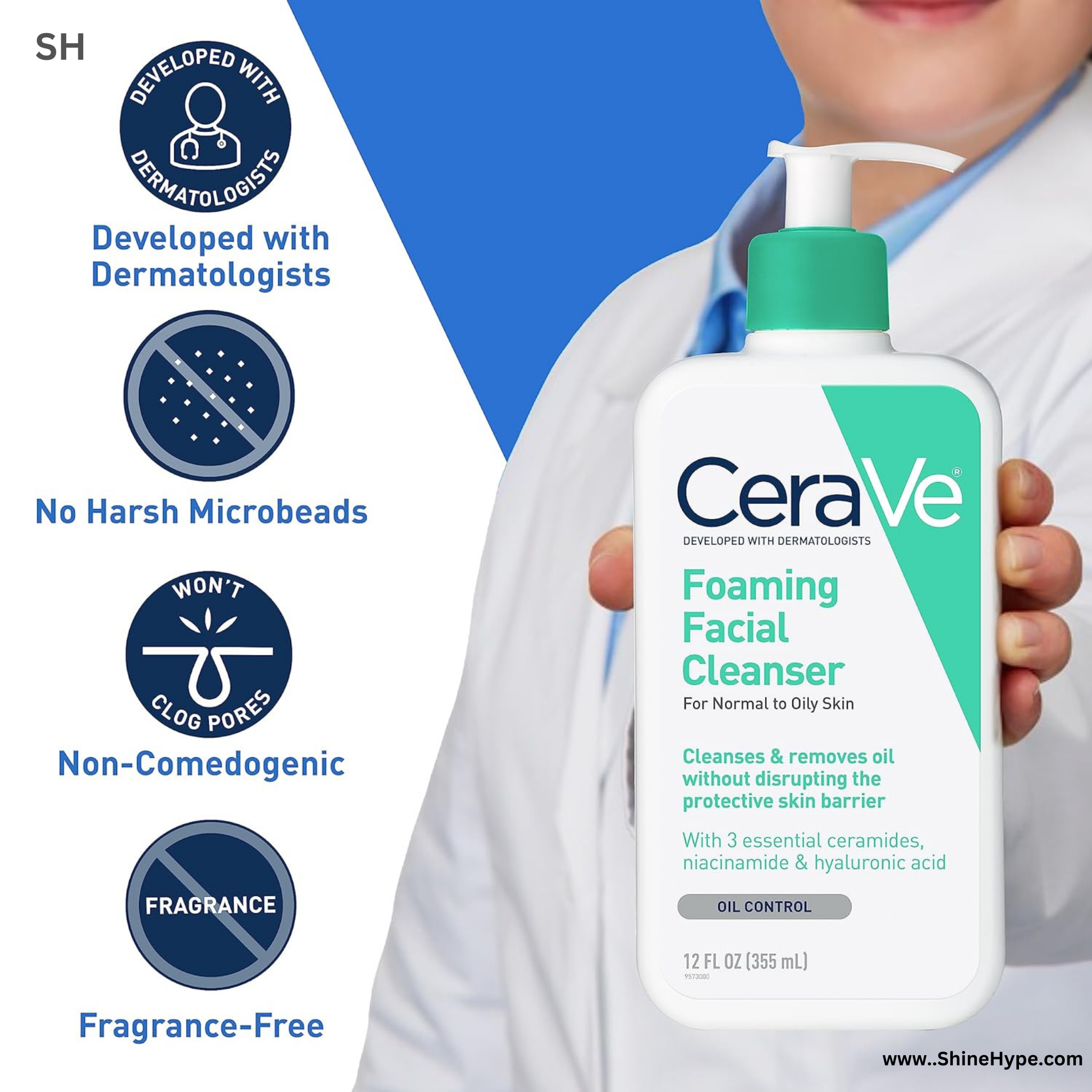 CeraVe - Foaming Facial Cleanser - 355ML