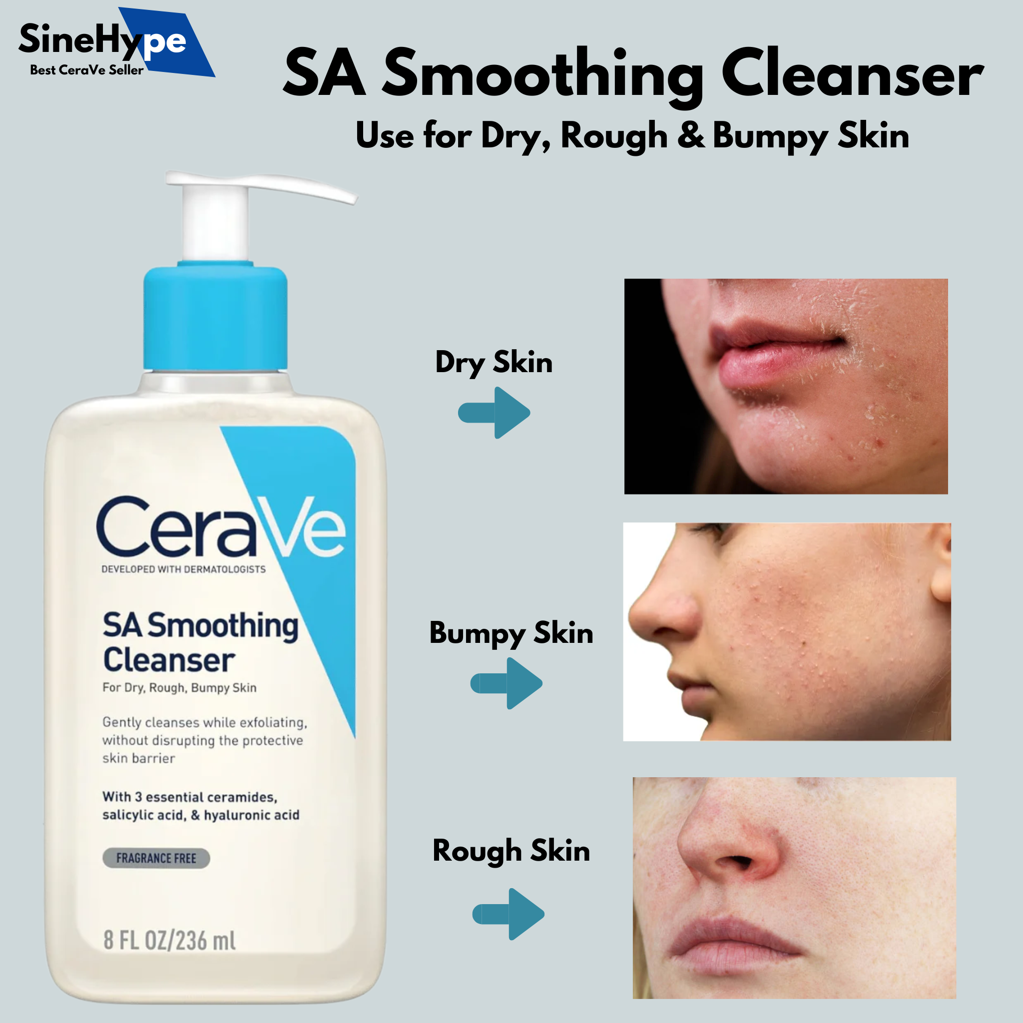 CeraVe SA Smoothing Cleanser