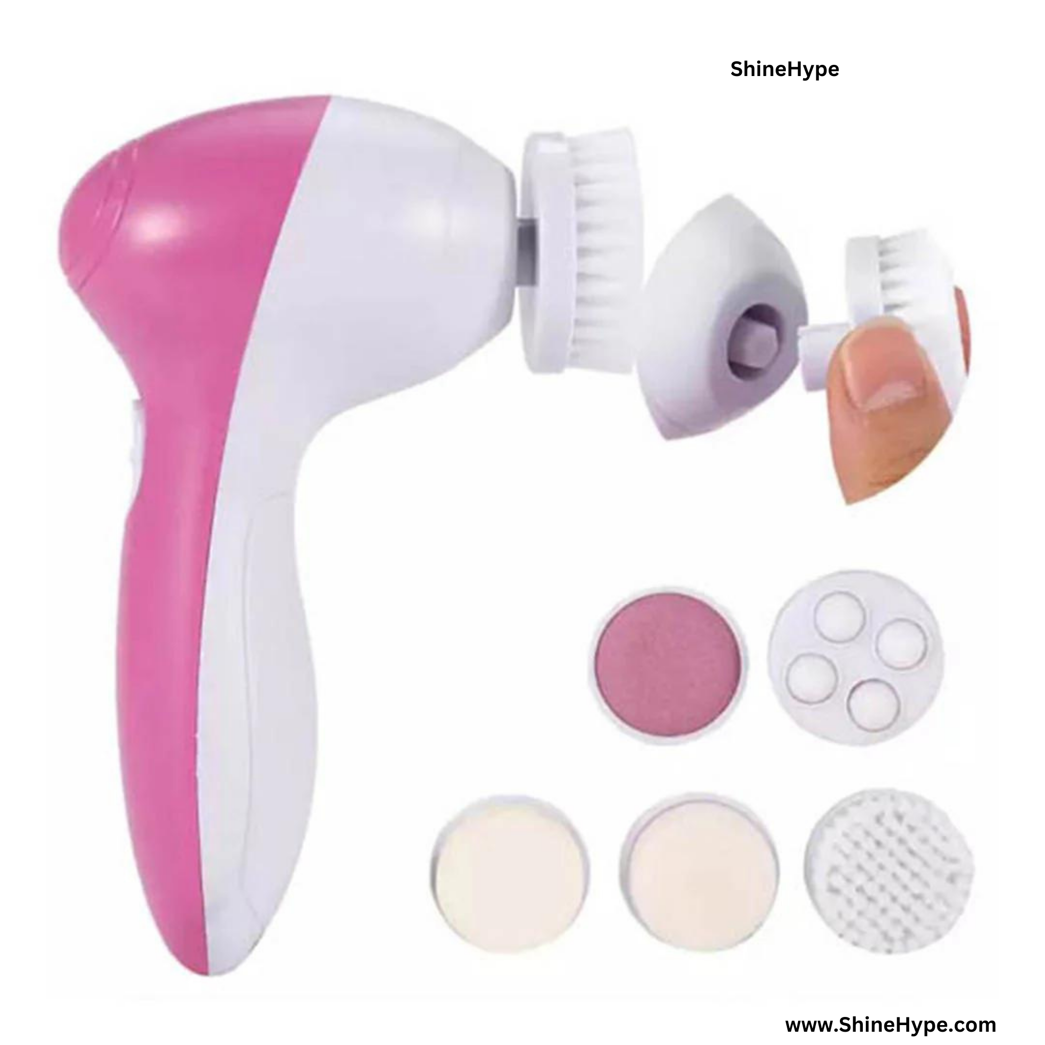 5-in-1 Face Facial Massager Machine for Blackhead Removal, Exfoliating And Skin Massage