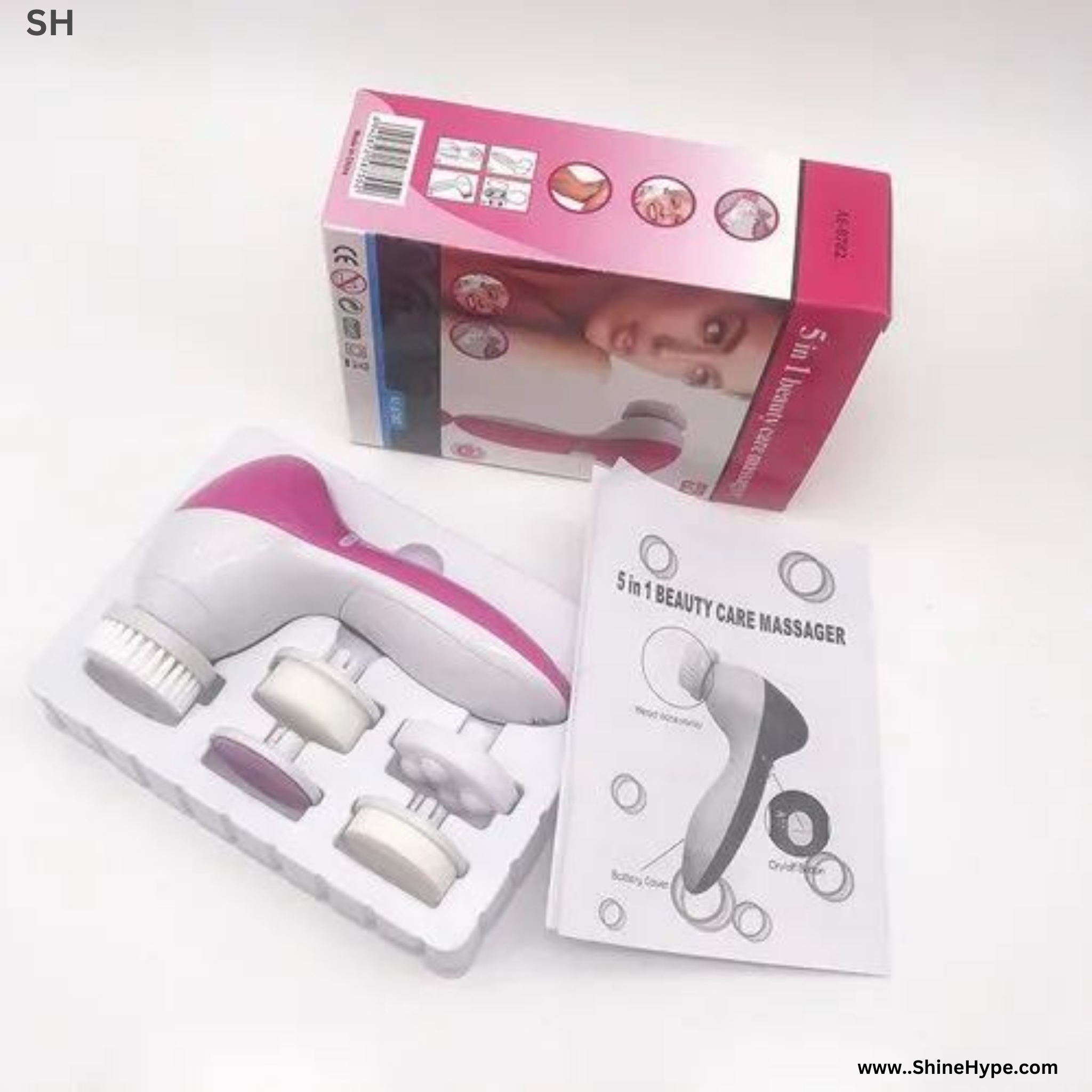 5-in-1 Face Facial Massager Machine for Blackhead Removal, Exfoliating And Skin Massage