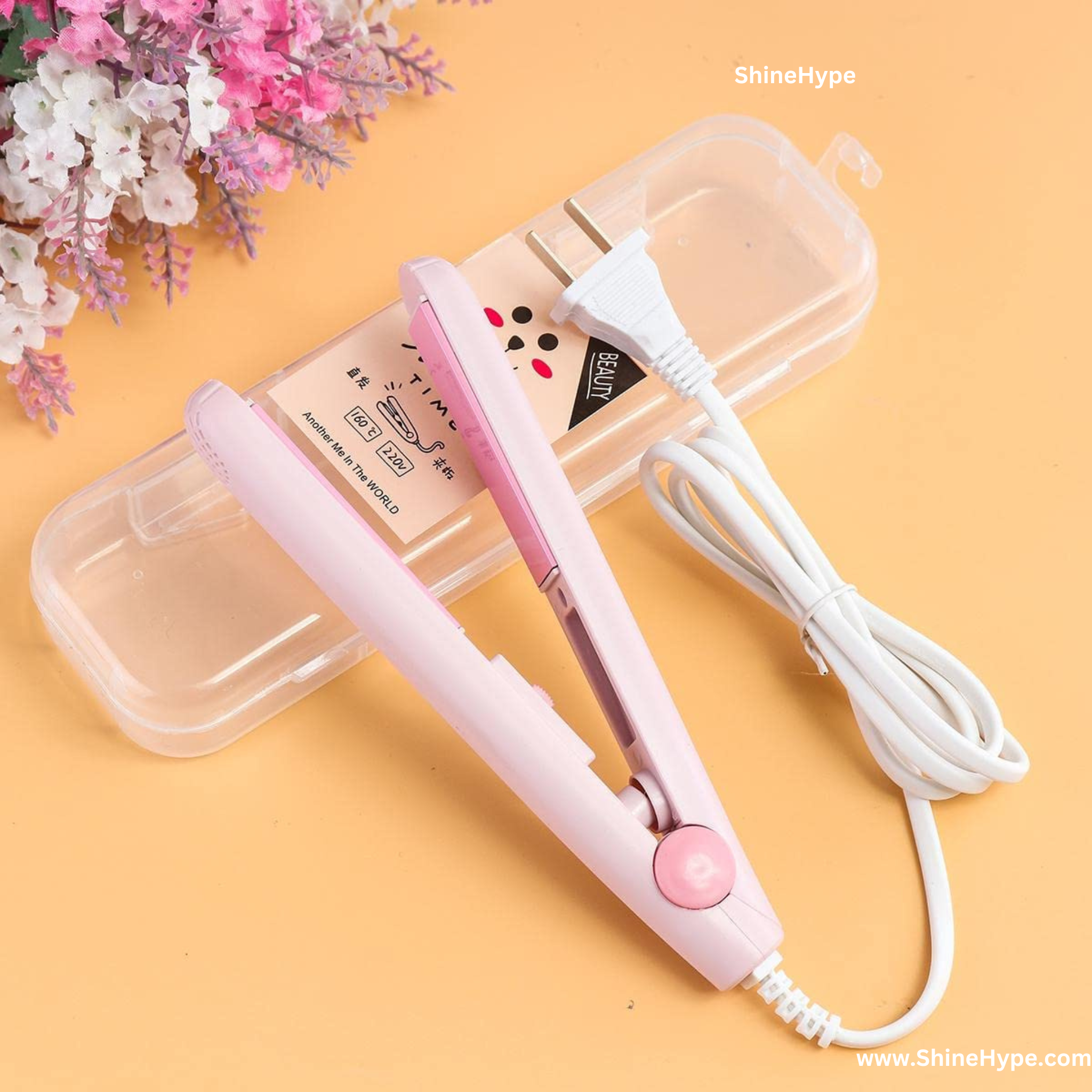 Mini Portable Hair Straightener, Travel Size Straightener