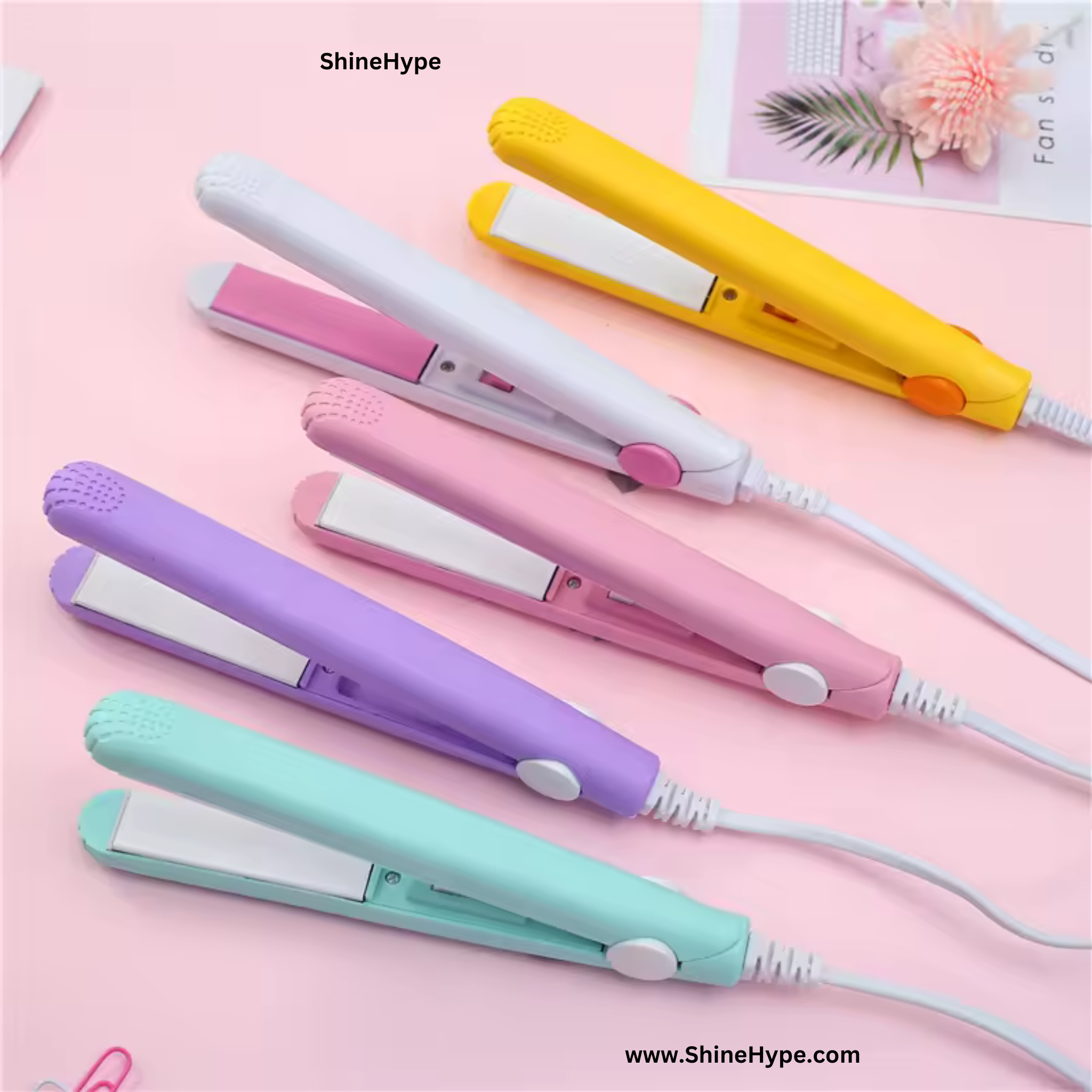 Mini Portable Hair Straightener, Travel Size Straightener