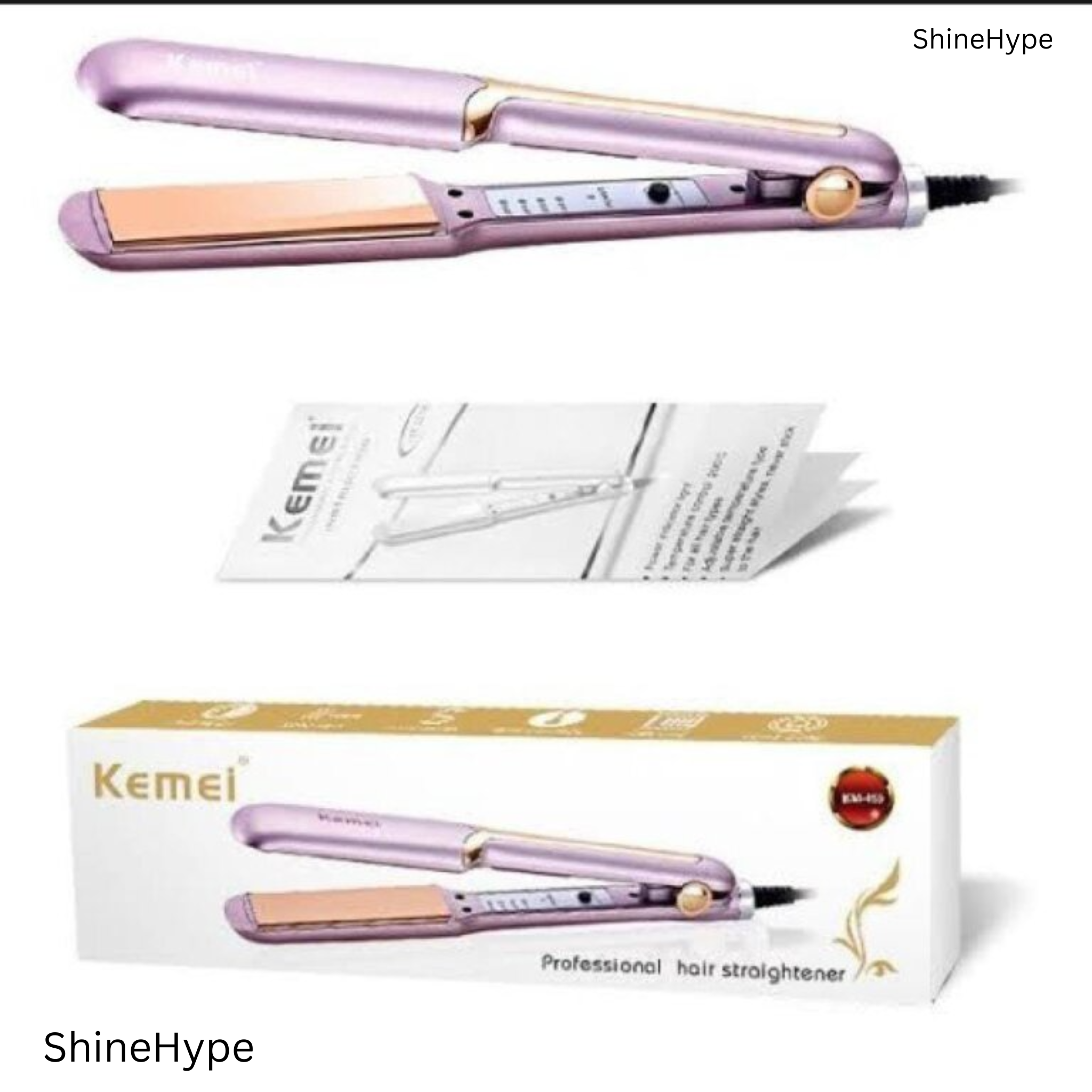 Kemei KM-459 Professional Hair Straightener