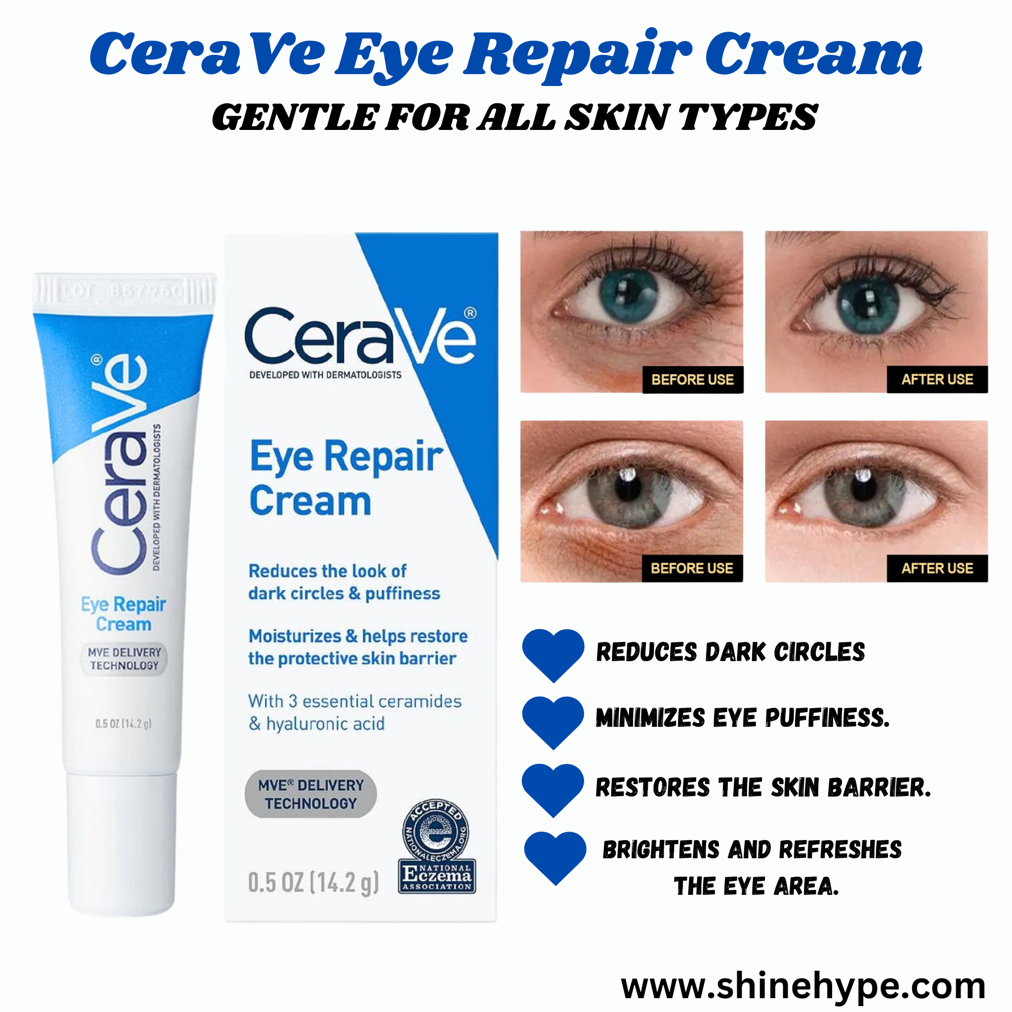 Cerave - Moisturizing Eye Repair Creama