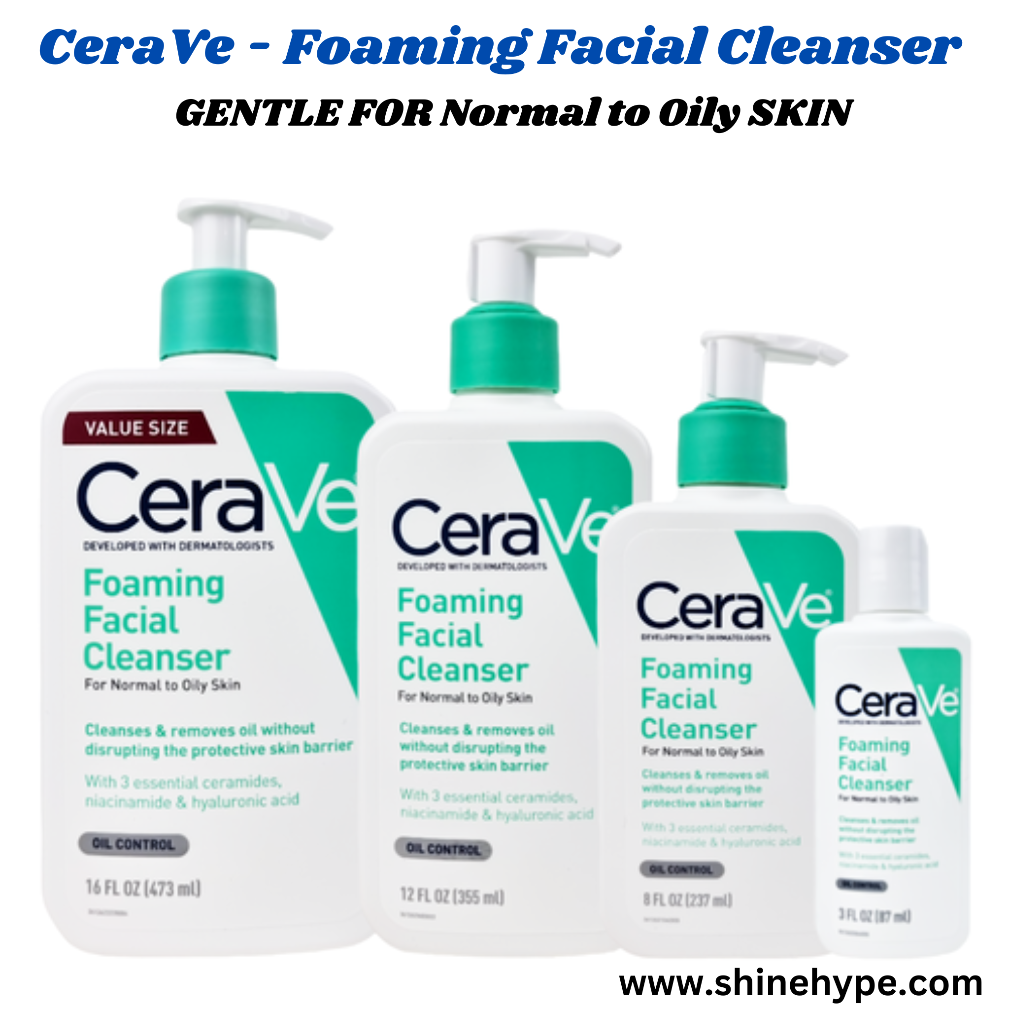 CeraVe - Foaming Facial Cleanser - 355ML